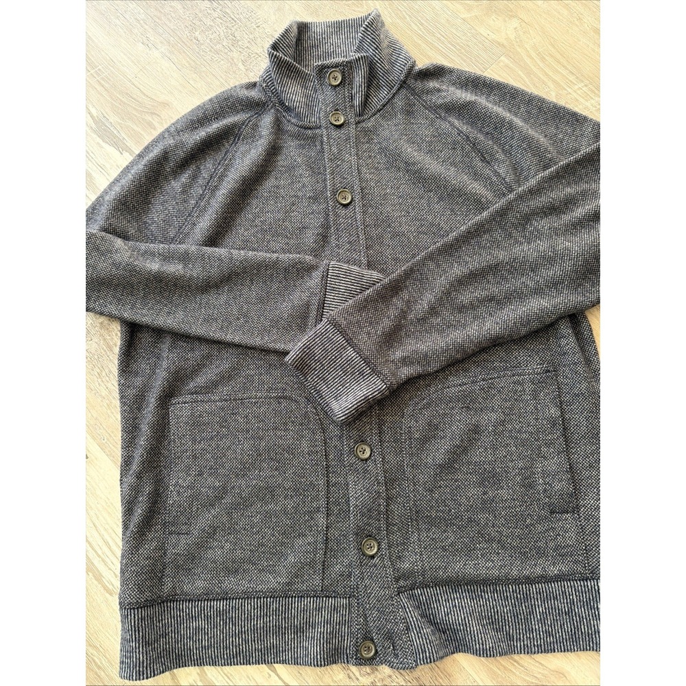 Banana Republic Men's Size XL Big Button Down Cardigan Sweater Navy Blue